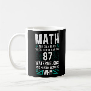 Caneca De Café Matemática O Único Lugar Onde O Pessoas Pode Com