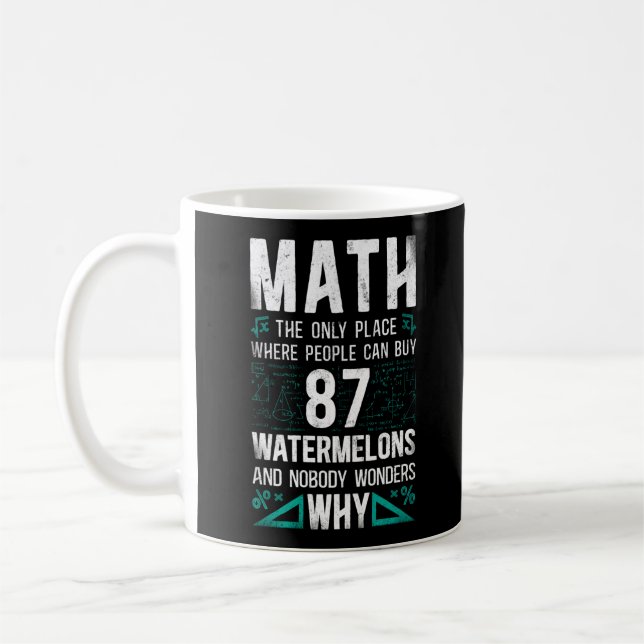 Caneca De Café Matemática O Único Lugar Onde O Pessoas Pode Compr (Esquerda)