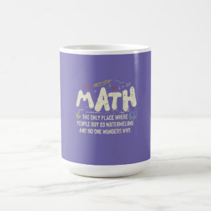Caneca De Café Matemática Professor de Matemática Presente