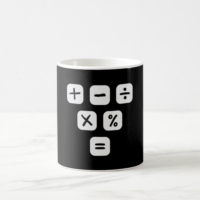 Caneca De Café Matemática Símbolos matemáticos Sinais matemáticos (Centro)