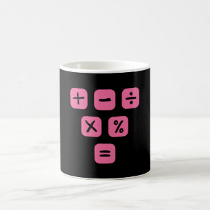 Caneca De Café Matemática Símbolos matemáticos Sinais matemáticos