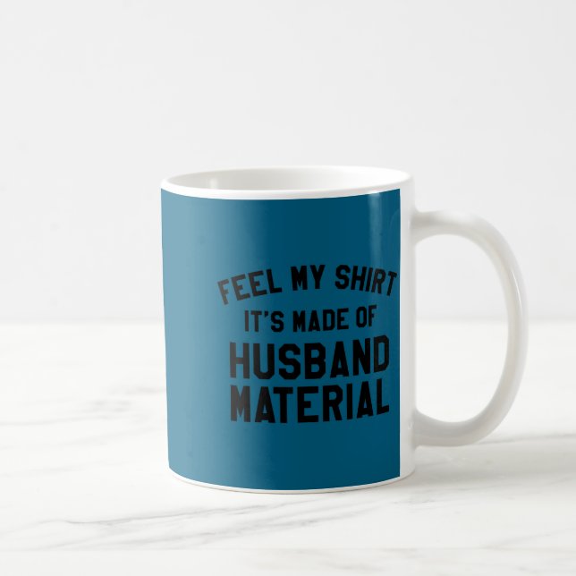 Caneca De Café Material de Marido Engraçado Arte de Piada de Pai (Direita)