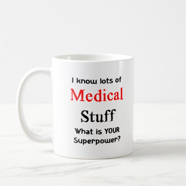 Caneca De Café material médico (Esquerda)