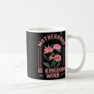 Caneca De Café Maternidade É Trabalho do Reino Dia das Mães Crist
