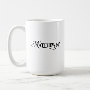 Caneca De Café Mateus 7:15
