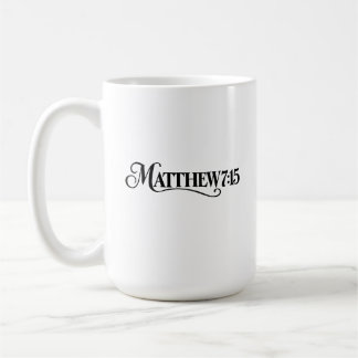 Caneca De Café Mateus 7:15