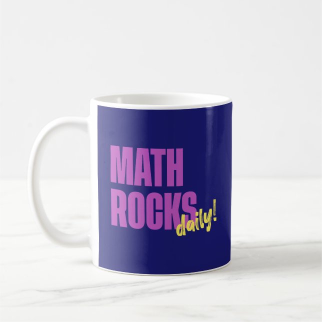 Caneca De Café Math Rocks Diário (Esquerda)