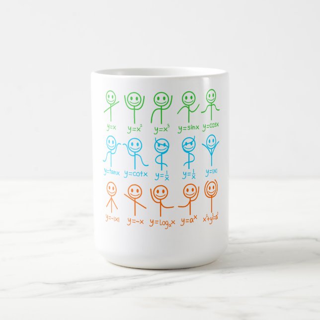 Caneca De Café Math Teacher Dance Equation Mathematic Maths (Centro)