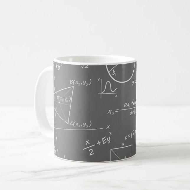 Caneca De Café MathMug (Frente Esquerda)