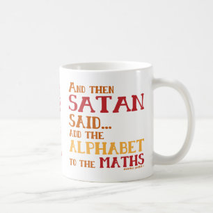 Caneca De Café Maths engraçados do alfabeto da álgebra