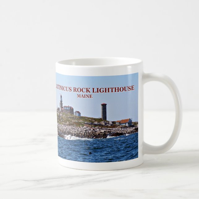 Caneca De Café Matinicus Rock Lighthouse, Maine Mug (Direita)