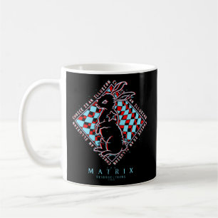 Caneca De Café Matrix Resurretions White Rabbit 3D In A Box