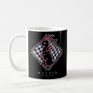 Caneca De Café Matrix Resurretions White Rabbit 3D In A Box