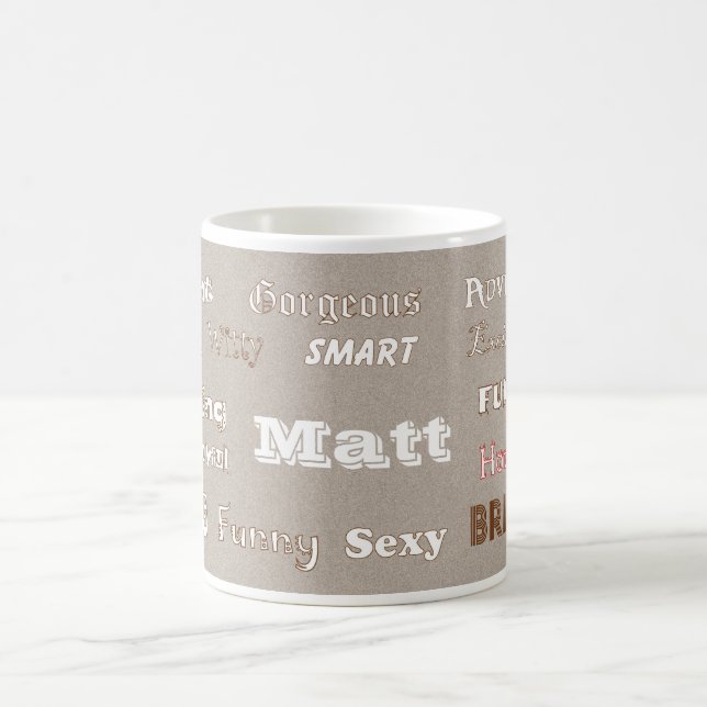 Caneca De Café Matt Beige Husband Mug (Centro)