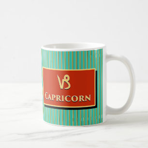 Caneca De Café Matthew Capricorn Modern Retro