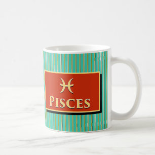 Caneca De Café Matthew Peixes Modern Retro