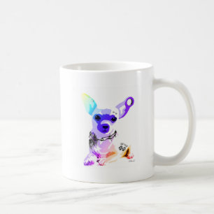 Caneca De Café Mau à chihuahua do osso