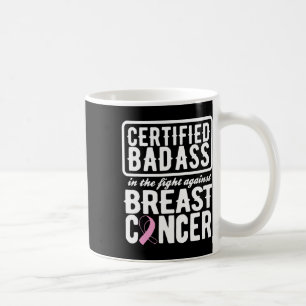 Caneca De Café Mau Certificado Contra Consciência do Cancer da Ma