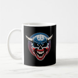 Caneca De Café Mau Demon Clown Skull