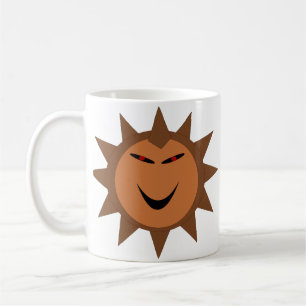 Caneca De Café Mau Hedgehog Gótico Kawaii - Mug de Dia das Bruxa