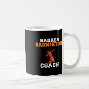 Caneca De Café Mau Treinador de Badminton