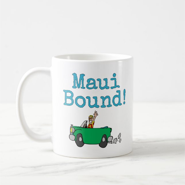 Caneca De Café Maui Bound! (Esquerda)