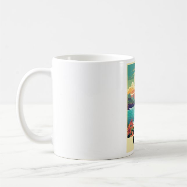 Caneca De Café Maui - Havaí (Esquerda)