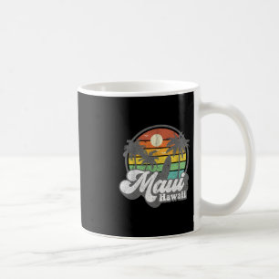 Caneca De Café Maui Havaí Havaiano Praia Surf 70 Vintage Presente