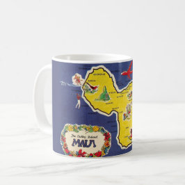 Caneca De Café Maui Island Colorful Mug