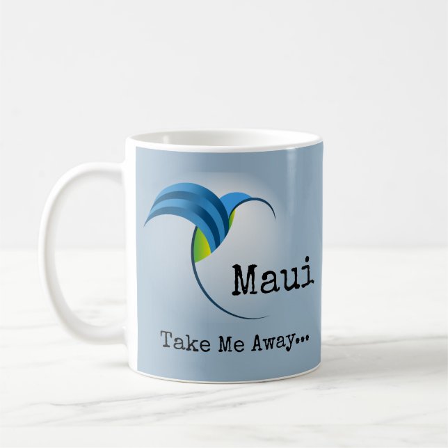 Caneca De Café Maui Leve-me Embora… (Esquerda)