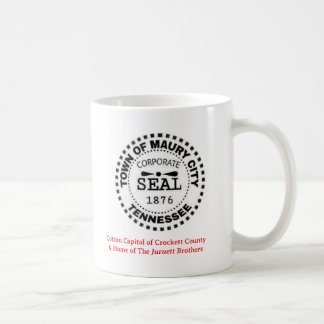Caneca De Café Maury City Seal Emblem Mug
