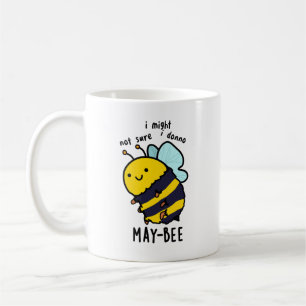 Caneca De Café May-Bee Engraçado Insett Bee Pun