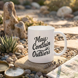 Caneca De Café May Contain Outliers Mug