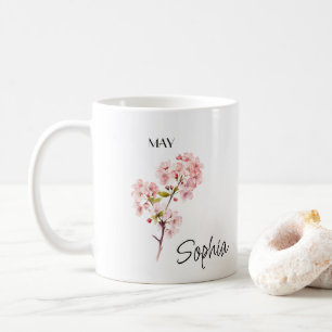 Caneca De Café May Flor Personalizada
