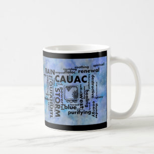 Caneca De Café Mayan Aztec Palavra Nuvem Causada Quiahuitl Mug