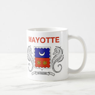 Caneca De Café Mayotte Flag Cerâmica Coffee Mug