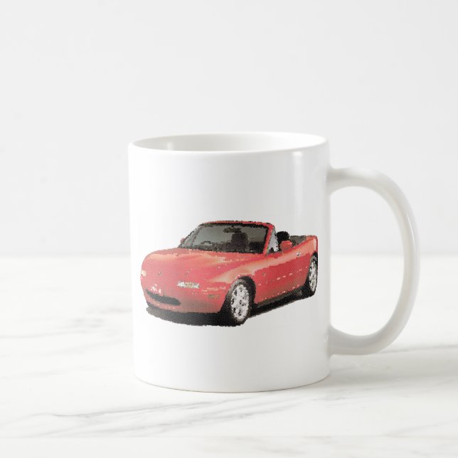 Caneca De Café Maz Miata MX5 Eunos Gen1 rachado (Direita)