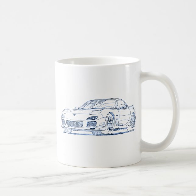 Caneca De Café Maz RX7 1999 (Direita)