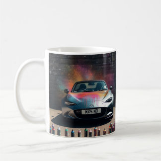 Caneca De Café Mazda MX5 Miata Gen 4 Spray Pintou Mug