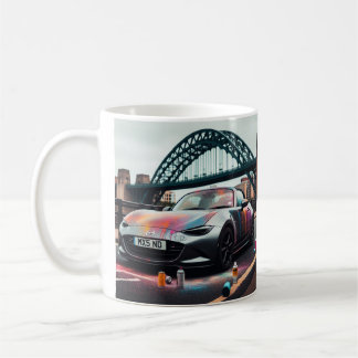 Caneca De Café Mazda MX- 5 Miata ND Gen 4 spray Pintado