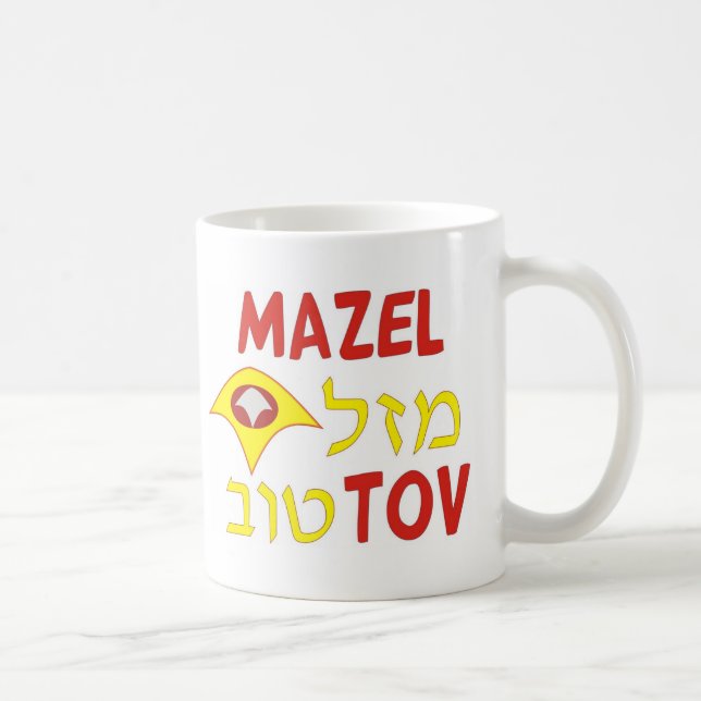 Caneca De Café Mazel Tov (Direita)