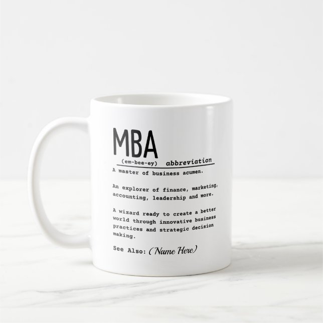 CANECA DE CAFÉ MBA (Esquerda)