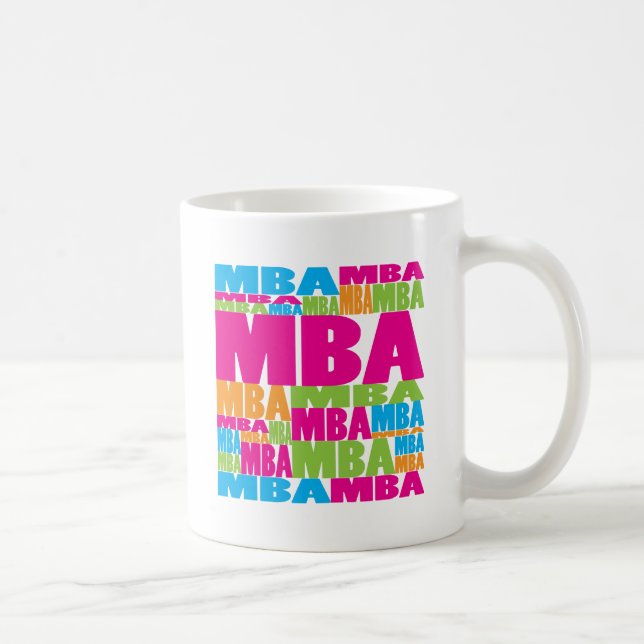 Caneca De Café MBA colorido (Direita)