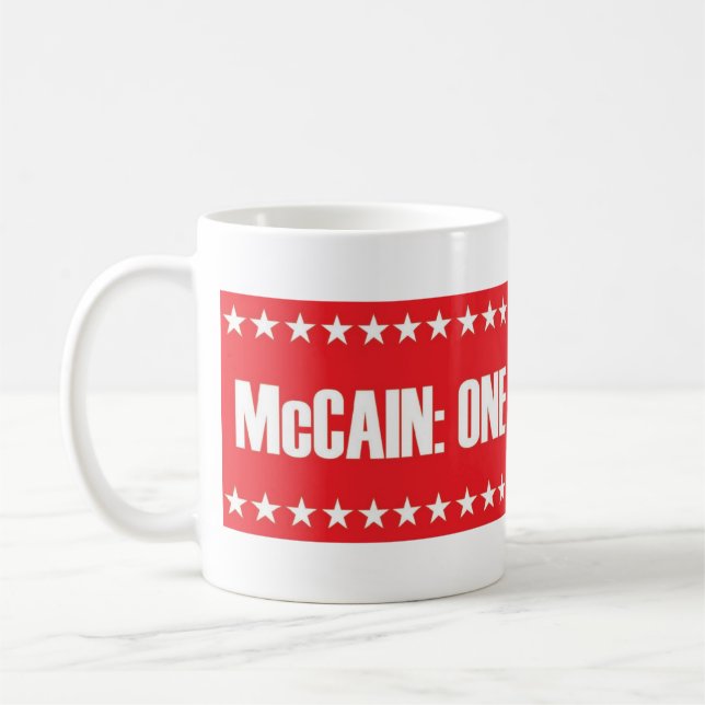 Caneca De Café McCain: Um bastardo resistente (Esquerda)