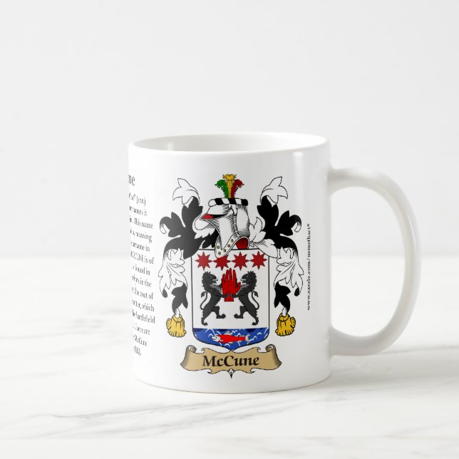 Caneca De Café McCune, a origem, o significado e a crista (Direita)