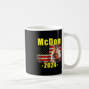 Caneca De Café Mcdon 2024 Funny Donald Trump Francês Fry Cozinhar
