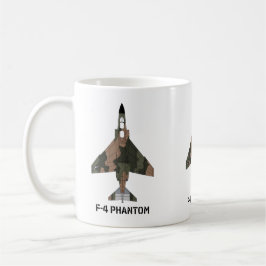 Caneca De Café McDonnell Douglas F-4 Phantom II (Camuflagem SEA)