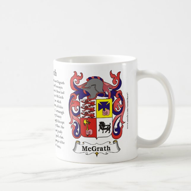 Caneca De Café McGrath, origem, significado e a crista (Direita)