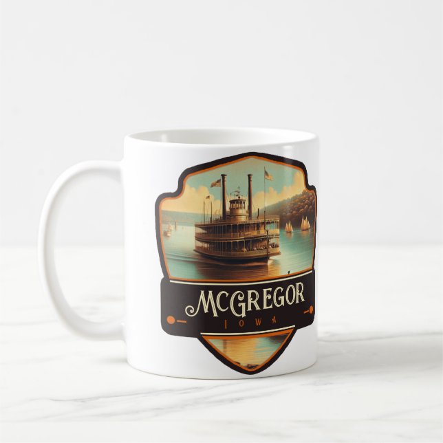 Caneca De Café McGregor, Iowa | Antigo (Esquerda)