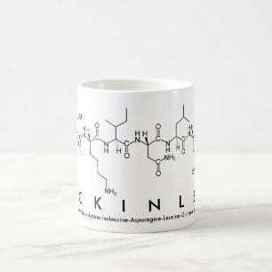 Caneca De Café Mckinley peptide name mug